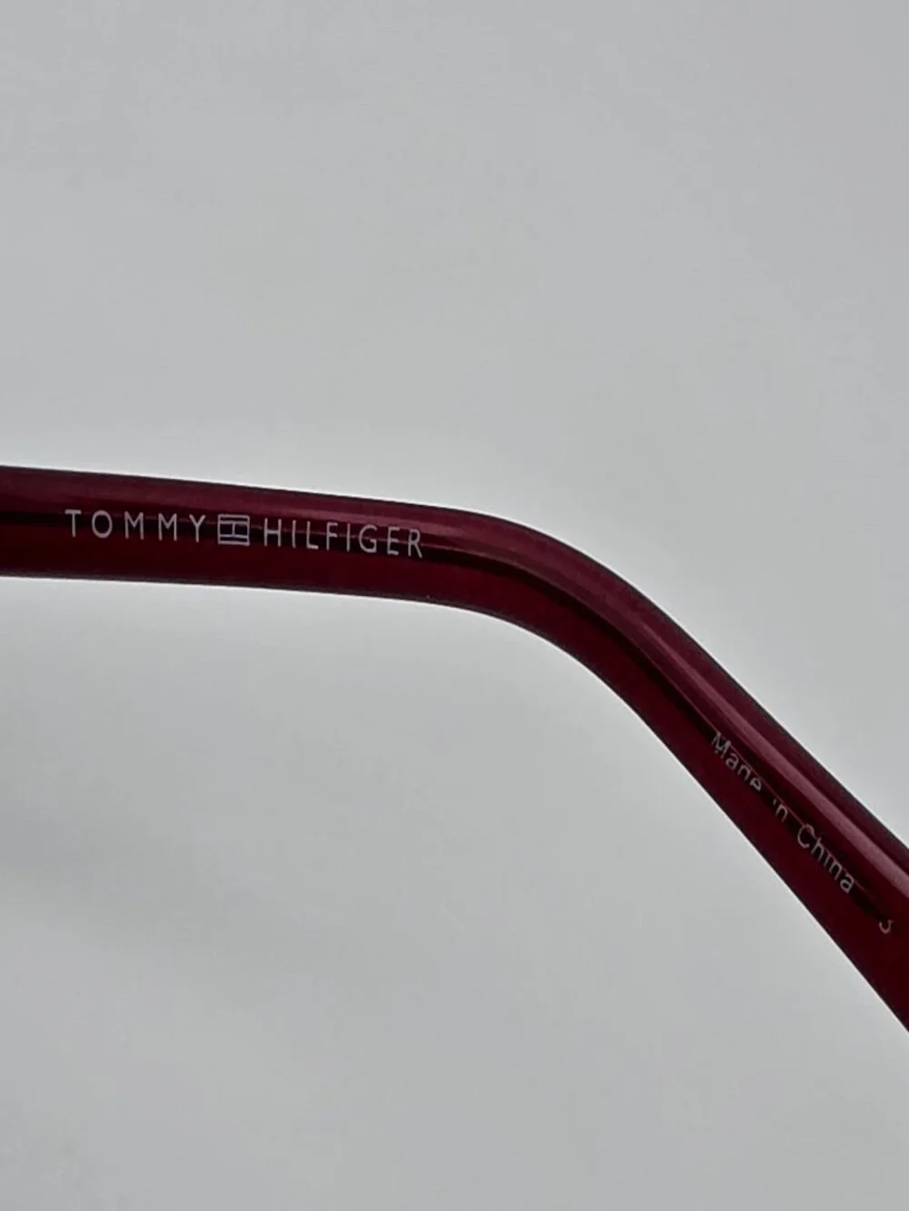 Tommy Hilfiger Lyla WP OL574 Red Frame Smoke Gradient Lens Cat Eye Sunglasses